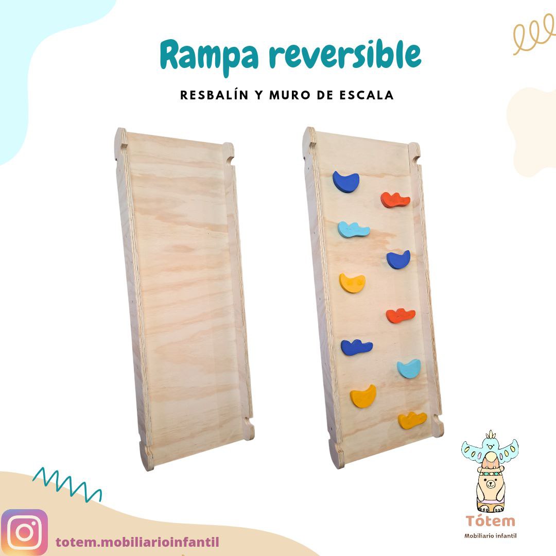 Triángulo + Rampa Pikler – Totem Mobiliario Infantil