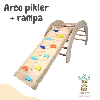 Triángulo + Rampa Pikler – Totem Mobiliario Infantil